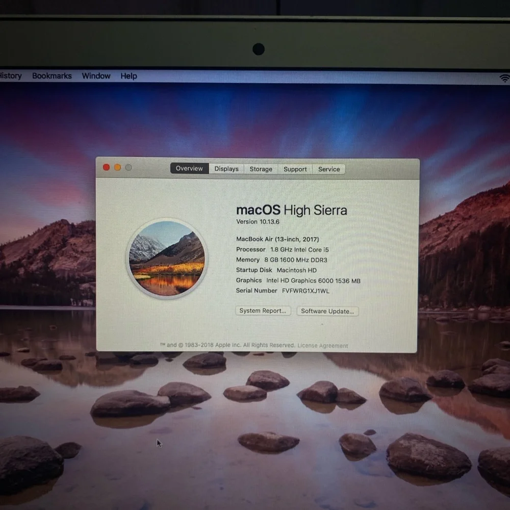 2017 MacBook Air 13”